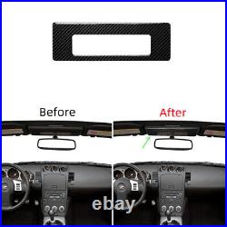 RHD Carbon Fiber Interior Full Cover Trim For Nissan 350Z Automatic Type A 03-05