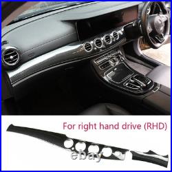 RHD Carbon fiber ABS Center Console Dashboard Trim For Benz E Class W213 2016-23