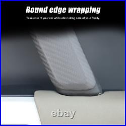 RHD Matte Real Carbon Fiber Interior Door Handle Trim For LR Defender 110 L663