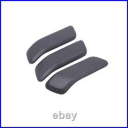 RHD Matte Real Carbon Fiber Interior Door Handle Trim For LR Defender 110 L663