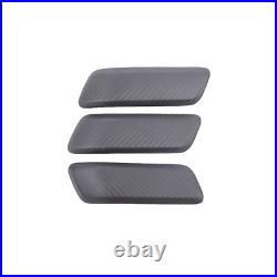 RHD Matte Real Carbon Fiber Interior Door Handle Trim For LR Defender 110 L663