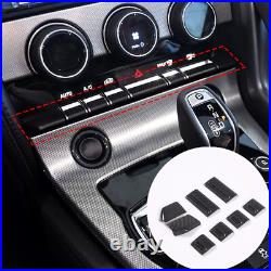 RHD Real Carbon Fiber Interior Center Console Trim For Jaguar F-Type X152 2013+