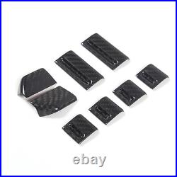 RHD Real Carbon Fiber Interior Center Console Trim For Jaguar F-Type X152 2013+