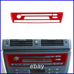 RHD Red Carbon Fiber Interior Full Set Trim Sticker For BMW X3 E83 2004-2009 RHD Red Carbon Fiber Interior Full Set Trim Sticker For BMW X3 E83 2004-2009