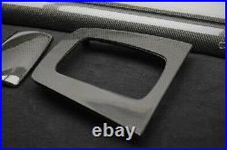 RHD UK AUDI S4 RS4 B6 B7 8H Convertible Carbon fiber Interior Trim Set Black