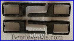 Range Rover L322 2002-2006 Carbon Fiber Interior Door Pull Catch Surround Set