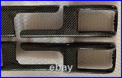 Range Rover L322 2002-2006 Carbon Fiber Interior Door Pull Catch Surround Set