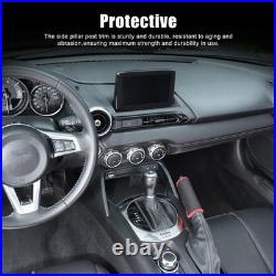 Real Carbon Fiber AC Console Interior Trim Panel Cover For Mazda MX-5 2016-2023