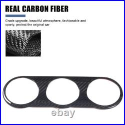 Real Carbon Fiber AC Console Interior Trim Panel Cover For Mazda MX-5 2016-2023