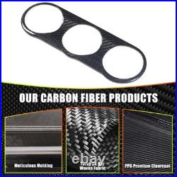 Real Carbon Fiber AC Console Interior Trim Panel Cover For Mazda MX-5 2016-2023