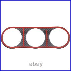 Real Carbon Fiber AC Console Interior Trim Panel Cover For Mazda MX-5 2016-2023