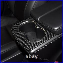 Real Carbon Fiber Auto Interior Trim Set Cover Decal for Tesla Model S 2012-2020