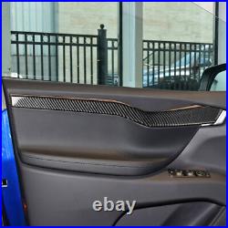 Real Carbon Fiber Auto Interior Trim Set Cover Decal for Tesla Model S 2012-2020