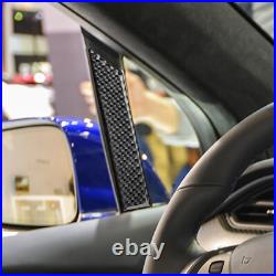 Real Carbon Fiber Auto Interior Trim Set Cover Decal for Tesla Model S 2012-2020