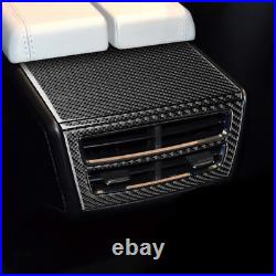 Real Carbon Fiber Auto Interior Trim Set Cover Decal for Tesla Model S 2012-2020