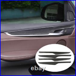 Real Carbon Fiber Car Interior Door Trims For BMW X5 F15 F16 2014-2018