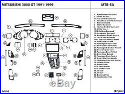 Real Carbon Fiber Dash Trim Kit for Mitsubishi 3000 GT 1991-1999 Auto Interior