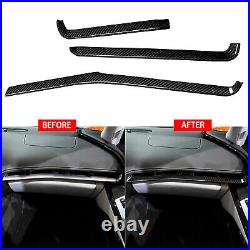 Real Carbon Fiber For Corvette C8 Z51 2020-2022 Interior Console Dashboard Panel