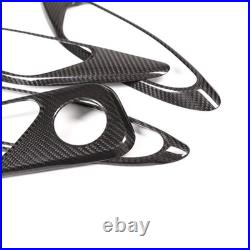 Real Carbon Fiber Inner Door Handle Trim Cover For Alfa Romeo Giulia 952 2017-20