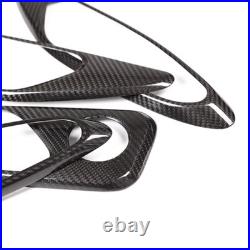 Real Carbon Fiber Inner Door Handle Trim Cover For Alfa Romeo Giulia 952 2017-20