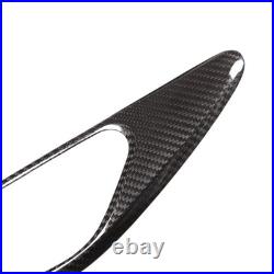 Real Carbon Fiber Inner Door Handle Trim Cover For Alfa Romeo Giulia 952 2017-20