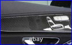Real Carbon Fiber Inner For Mercedes-Benz GLC 2016-2022 Door Strip Panel Decor