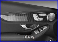 Real Carbon Fiber Inner For Mercedes-Benz GLC 2016-2022 Door Strip Panel Decor
