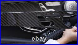 Real Carbon Fiber Inner For Mercedes-Benz GLC 2016-2022 Door Strip Panel Decor