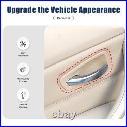 Real Carbon Fiber Inner Interior Door Bowl Trim For BMW 3 Series E90 2005-2012