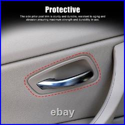 Real Carbon Fiber Inner Interior Door Bowl Trim For BMW 3 Series E90 2005-2012