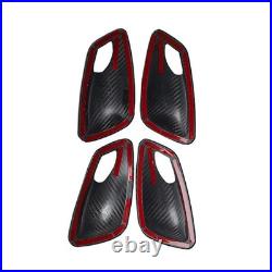 Real Carbon Fiber Inner Interior Door Bowl Trim For BMW 3 Series E90 2005-2012