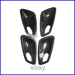 Real Carbon Fiber Inner Interior Door Bowl Trim For BMW 3 Series E90 2005-2012