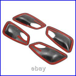 Real Carbon Fiber Inner Interior Door Bowl Trim For BMW 3 Series E90 2005-2012