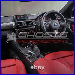 Real Carbon Fiber Interior 8pcs Trim Set FOR BMW 3 4 Series F30 F31 F32 F36 F80