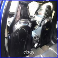 Real Carbon Fiber Interior Back Seat Cover 2sets Trim for Mercedes Benz W205 C63