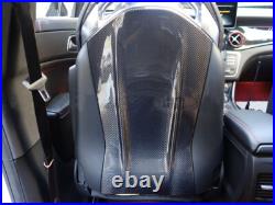 Real Carbon Fiber Interior Back Seat Cover 2sets Trim for Mercedes Benz W205 C63