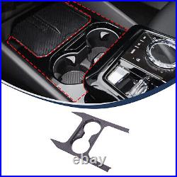 Real Carbon Fiber Interior Center Console Cover Trim For BMW 5 Series G60 2024+