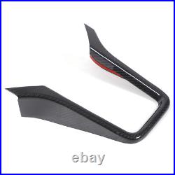 Real Carbon Fiber Interior Center Console Cover Trim For Porsche Cayenne 2011-17