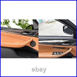 Real Carbon Fiber Interior Center Control Door Panel For BMW X3 G01 X4 G02 18-22