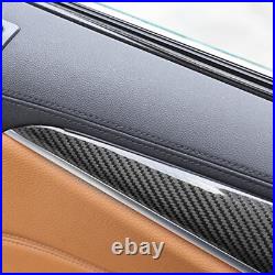 Real Carbon Fiber Interior Center Control Door Panel For BMW X3 G01 X4 G02 18-22 Real Carbon Fiber Interior Center Control Door Panel For BMW X3 G01 X4 G02 18-22