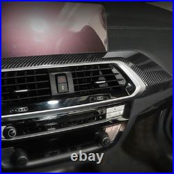 Real Carbon Fiber Interior Center Control Door Panel For BMW X3 G01 X4 G02 18-22 Real Carbon Fiber Interior Center Control Door Panel For BMW X3 G01 X4 G02 18-22