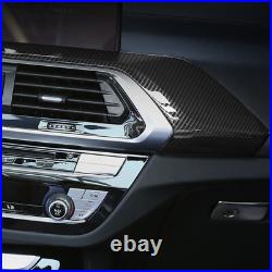 Real Carbon Fiber Interior Center Control Door Panel For BMW X3 G01 X4 G02 18-22 Real Carbon Fiber Interior Center Control Door Panel For BMW X3 G01 X4 G02 18-22
