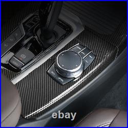 Real Carbon Fiber Interior Center Control Door Panel For BMW X3 G01 X4 G02 18-22 Real Carbon Fiber Interior Center Control Door Panel For BMW X3 G01 X4 G02 18-22