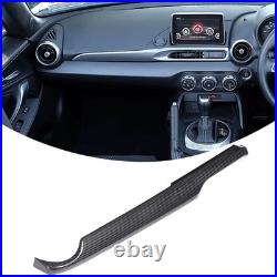 Real Carbon Fiber Interior Center Dashboard Panel Trim RHD For Mazda MX-5 2016+