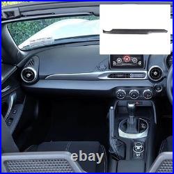 Real Carbon Fiber Interior Center Dashboard Panel Trim RHD For Mazda MX-5 2016+