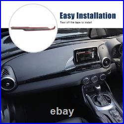 Real Carbon Fiber Interior Center Dashboard Panel Trim RHD For Mazda MX-5 2016+