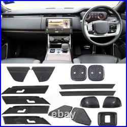 Real Carbon Fiber Interior Center Decor Trim Set for LR Range Rover Sport 23-24