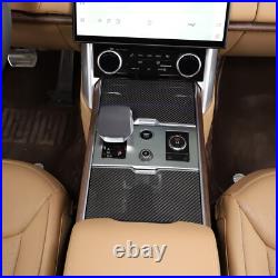 Real Carbon Fiber Interior Center Decor Trim Set for LR Range Rover Sport 23-24