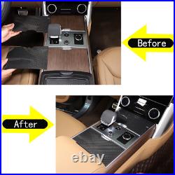 Real Carbon Fiber Interior Center Decor Trim Set for LR Range Rover Sport 23-24