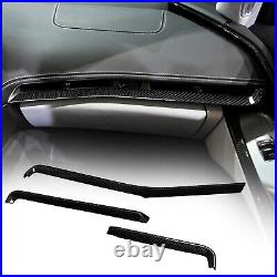 Real Carbon Fiber Interior Console Dashboard Panel For Corvette C8 Z51 2020-2022